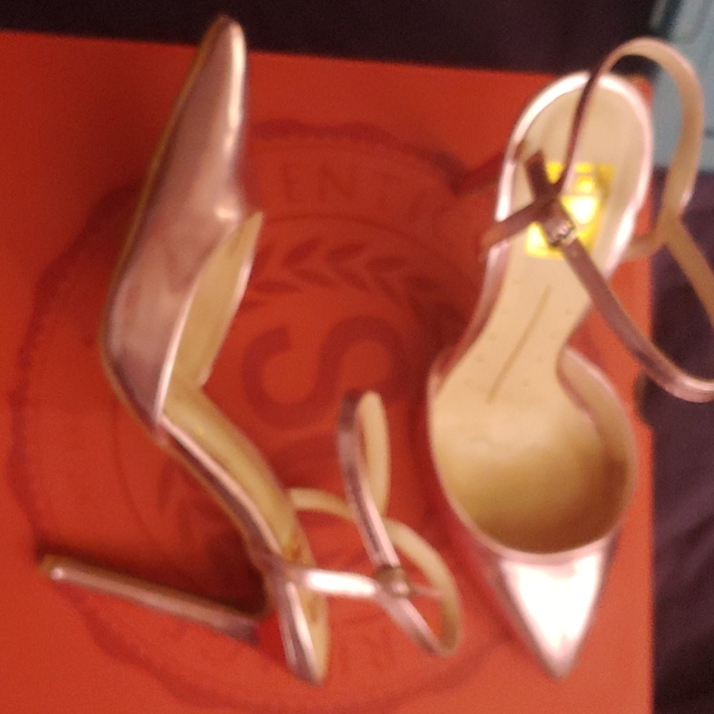 Metallic Pink shoes